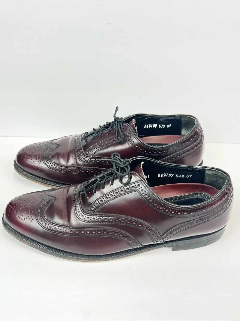 Vintage Florsheim LEXINGTON Wingtip Leather 30300 Oxford Men’s Shoes 9.5 EEE